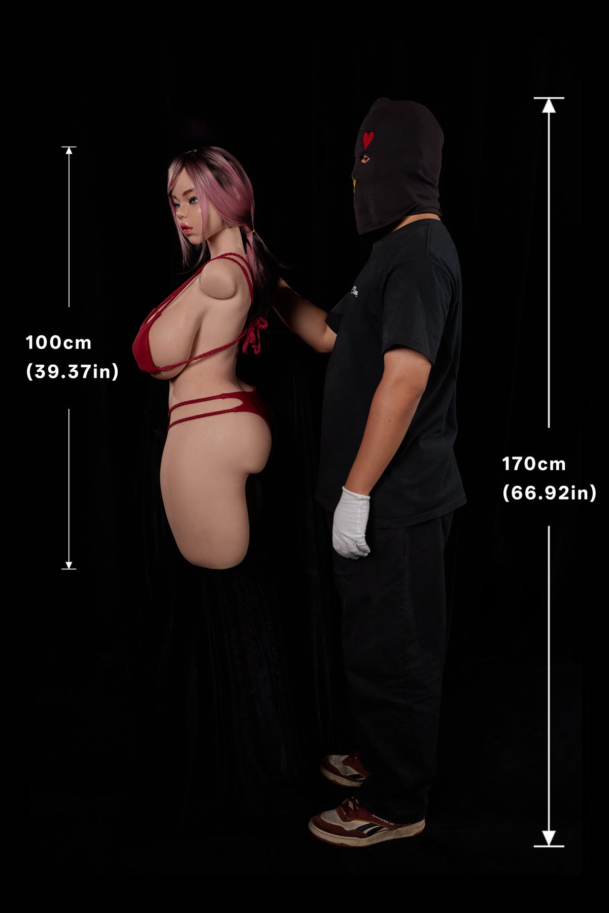 Ultra Lightweight BBW Silicone Sex Doll Torso Rhea Head Optional