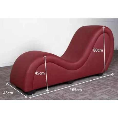 Kama Sutra Mebon Chaise Love Lounge Black - Adult Toys