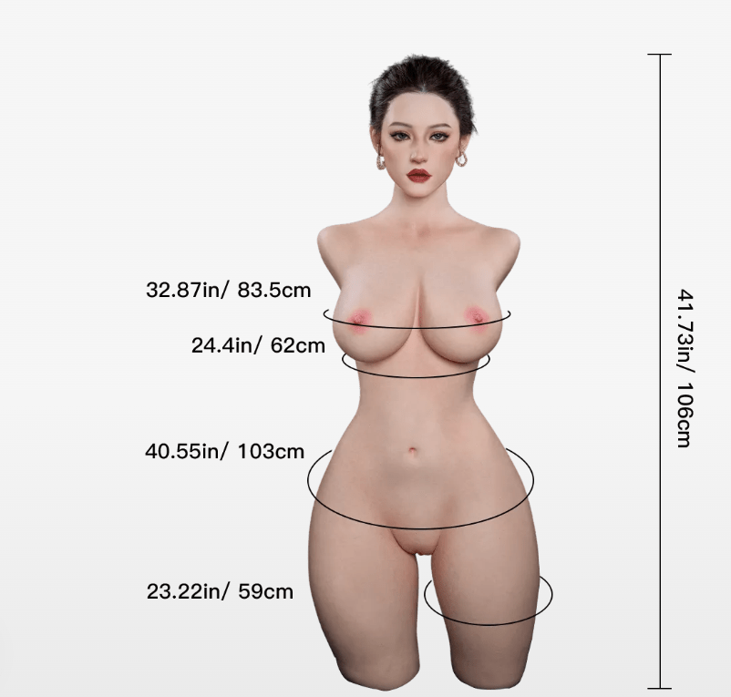Kelly: Realistic Asian Style Silicone Sex Doll Torso - Sex Doll