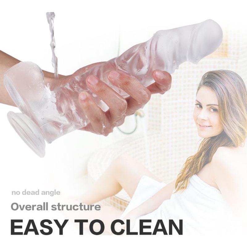 Kennard Dong w Balls Clear L - Adult Toys