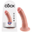 King Cock 6'' Cock - Flesh 15.2 cm (6'') Dong - DONGS