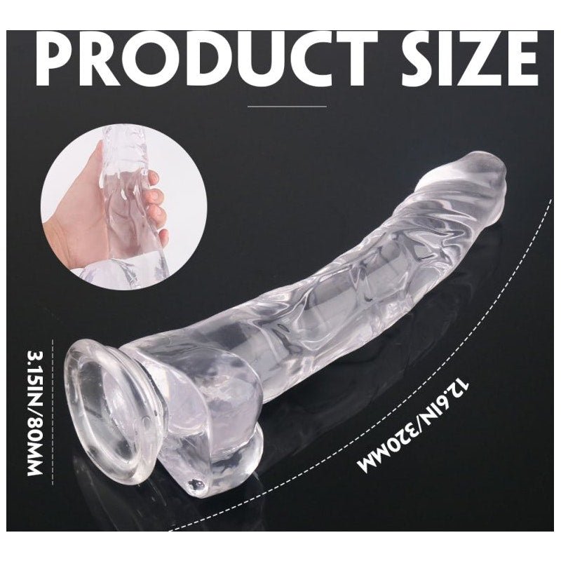 King Kong Dong w Balls Black XL - Adult Toys