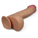 King Size 10.5'' Realistic Dildo - Flesh - DONGS