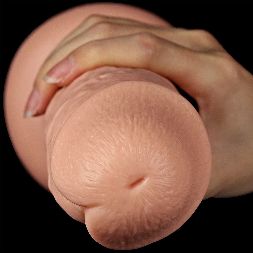 King Size 11'' Realistic Dildo - Flesh 28 cm Dong - DONGS