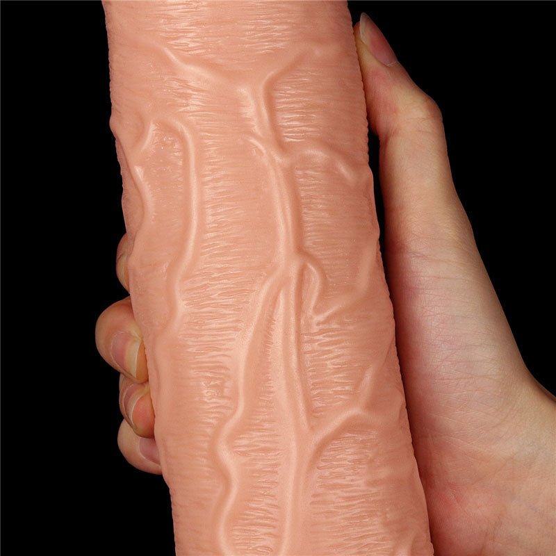 King Size 11'' Realistic Dildo - Flesh 28 cm Dong - DONGS