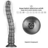King Sized Vibrating Vibrax Slider - (14.5'') Rechargeable Dildo - DONGS