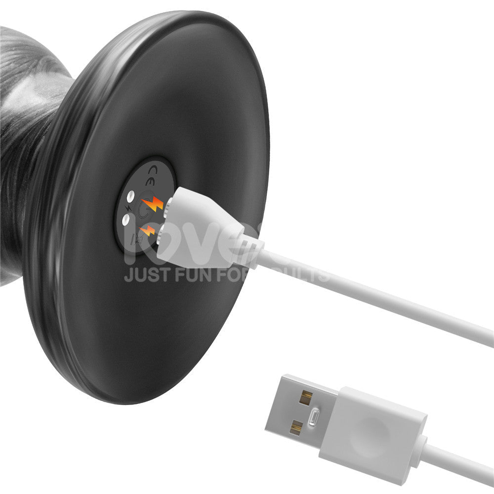 King Sized Vibrax Slider - (12.5'') USB Rechargeable Vibrating Dildo - DONGS