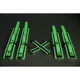 Kink In the Dark Glowing Hog Tie Set Fluro Green - Adult Toys