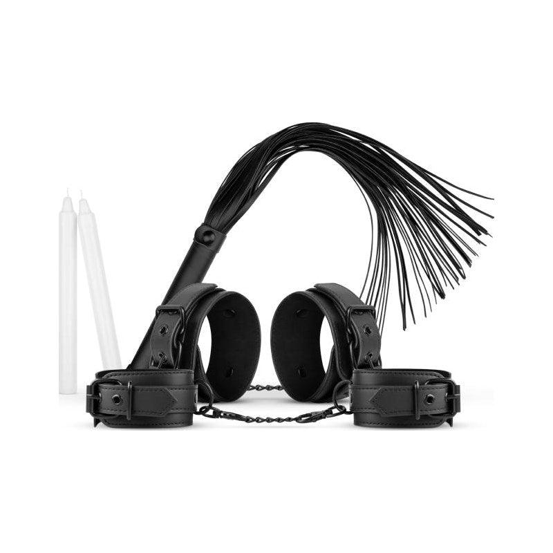 Kinky Bondage Set 5 Pc Black - Adult Toys