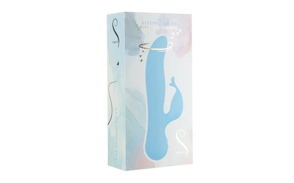 Kissing Swan Rabbit Vibrator - Adult Toys