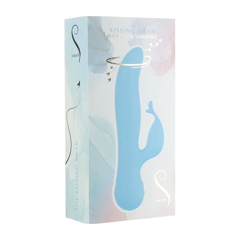 Kissing Swan Rabbit Vibrator - Adult Toys