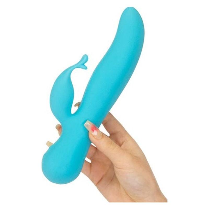 Kissing Swan Rabbit Vibrator - Adult Toys