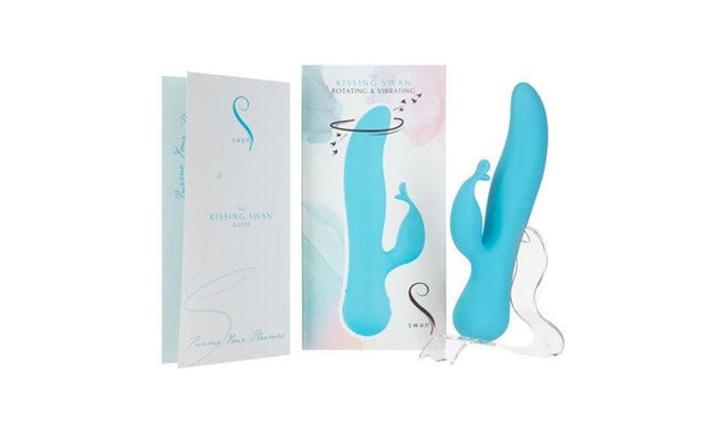 Kissing Swan Rabbit Vibrator - Naughty by Nature Adult Store