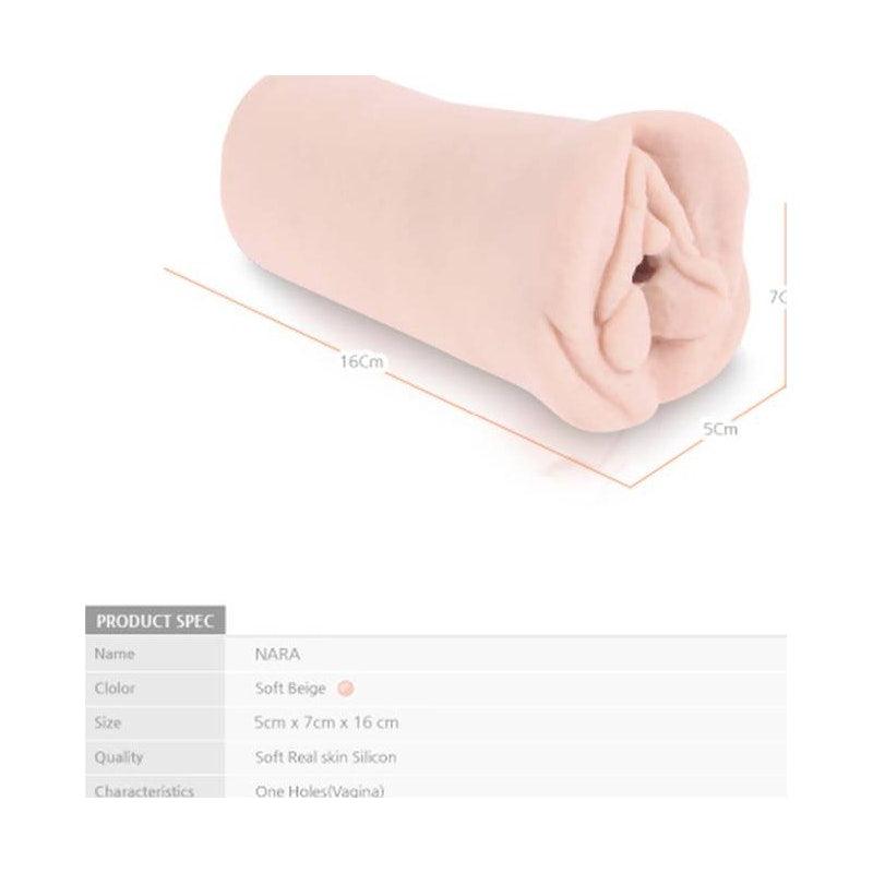 Kokos Nara Pocket Pussy – Twin Layer Suction Masturbator Sleeve - Adult Toys