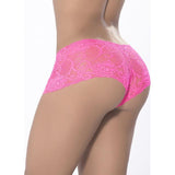 Lace Boyshort Hot Pink - Lingerie