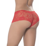 Lace Boyshort Red - Lingerie