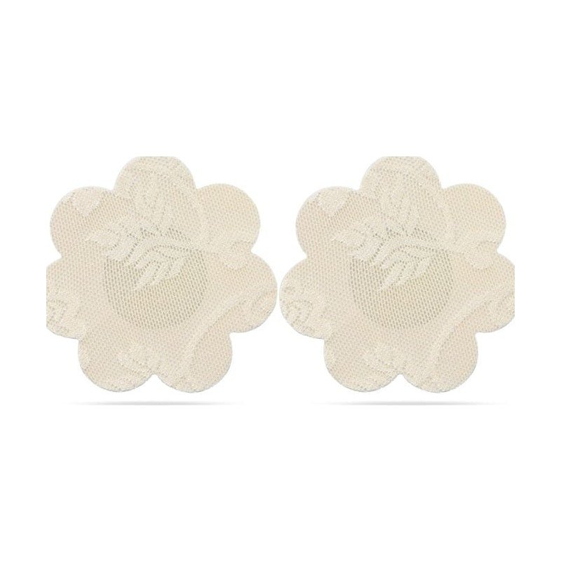 Lace Heart and Flower Nipple Pasties Twin Pk - Adult Toys