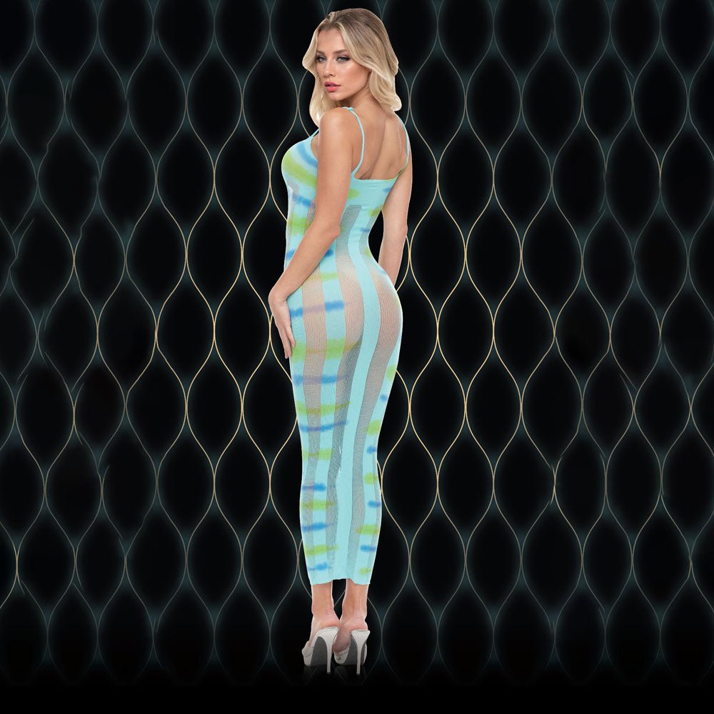 Lapdance Lingerie Blue Horizon Maxi Dress Blue One Size - LINGERIE & BODY WEAR