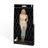 Lapdance Lingerie Green Goddess 2 Piece Set Cream Green One Size - LINGERIE & BODY WEAR