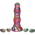 Larva Silicone Ovipositor Dildo w/ Eggs - Adult Toys