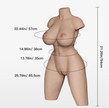 Lauren Big Boob Realistic Silicone Sex Doll Torso With Big Tits - Sex Doll