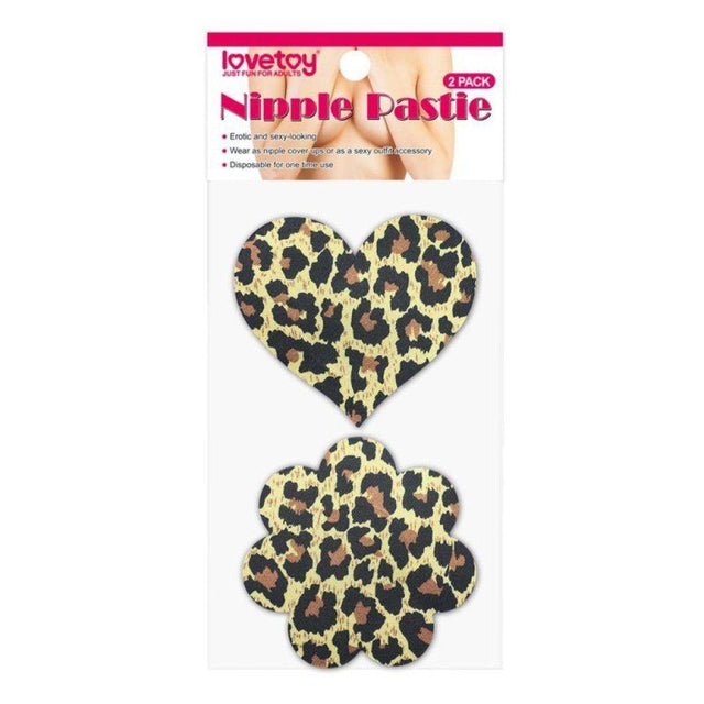 Leopard Sexy Nipple Pasties Twin Pk - Adult Toys