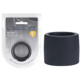 LEVELZ Liquid Silicone Ball Strap Size L Black Premium Quality - COCK RINGS