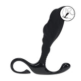 Levelz Rippled Prostate Massager Hard Loop Medium Black - ANAL TOYS