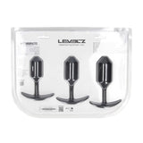 Levelz Silicone Weighted Anal Plug Training Set - ANAL TOYS