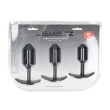 Levelz Silicone Weighted Anal Plug Training Set - ANAL TOYS