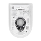 LEVELZ Single Weighted Ball Cock Ring Black - COCK RINGS
