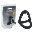 LEVELZ Soft Bead Grip Silicone Cock Ring Black For Men - COCK RINGS