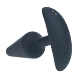 Levelz Vibrating Silicone Anal Plug Small Black Butt Plug - ANAL TOYS