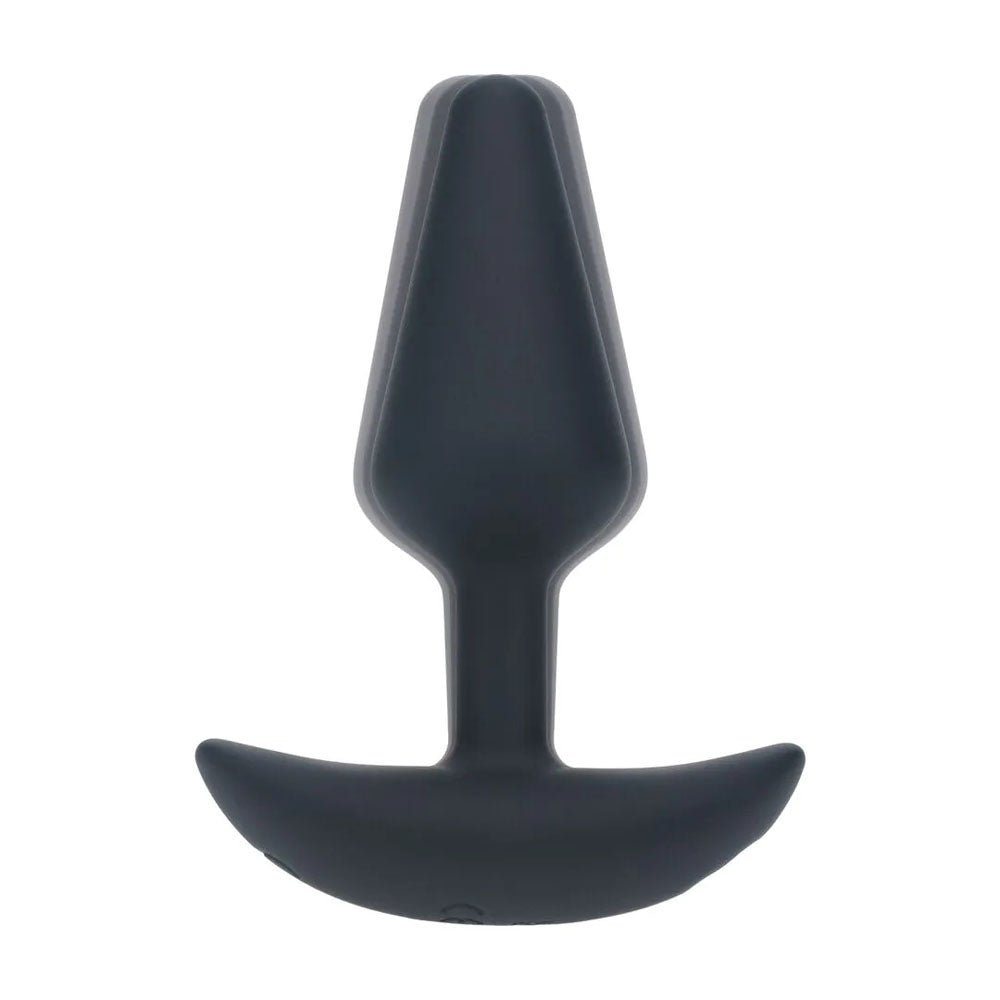 Levelz Vibrating Silicone Anal Plug Small Black Butt Plug - ANAL TOYS