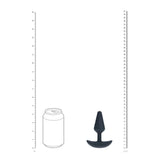 Levelz Vibrating Silicone Anal Plug Small Black Butt Plug - ANAL TOYS