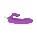 Lighter Thrusting Rabbit Vibrator Purple - Adult Toys