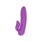 Lighter Thrusting Rabbit Vibrator Purple - Adult Toys