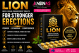 Lion Men's Sexual Enhancement Tablets For Stronger Erections - ENHANCERS