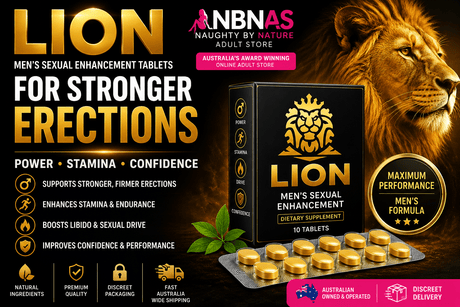 Lion Men's Sexual Enhancement Tablets For Stronger Erections - ENHANCERS