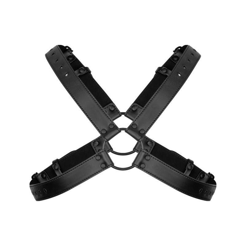 Lionel Bondage Harness Black - Adult Toys