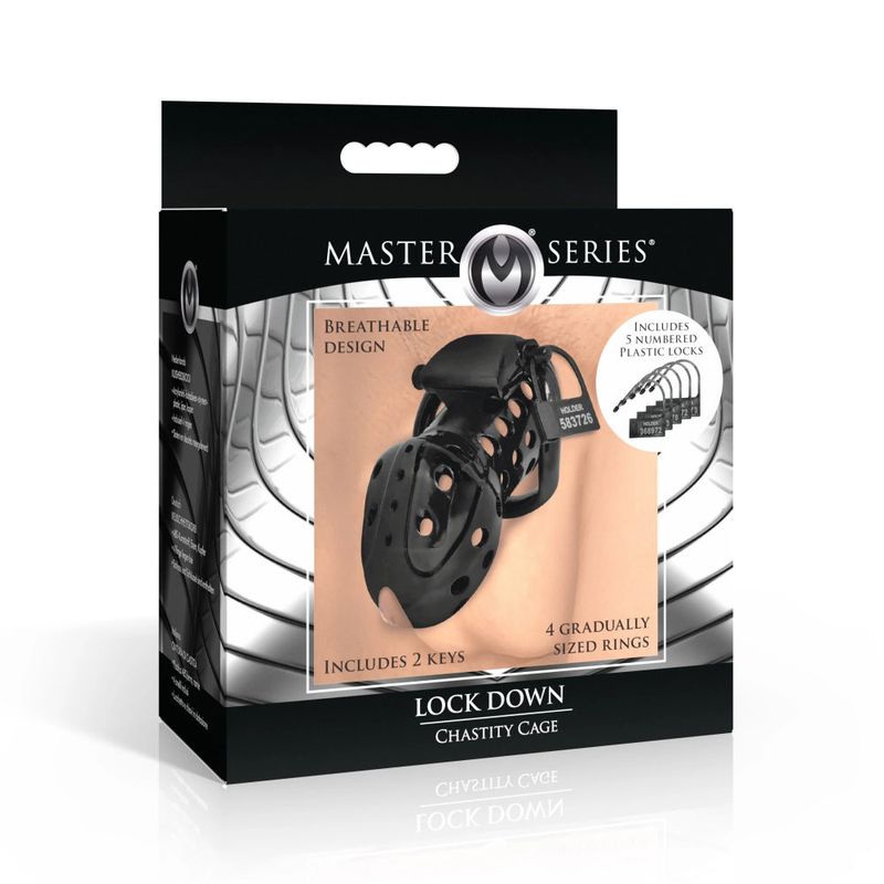 Lock Down Chastity Cage - Adult Toys