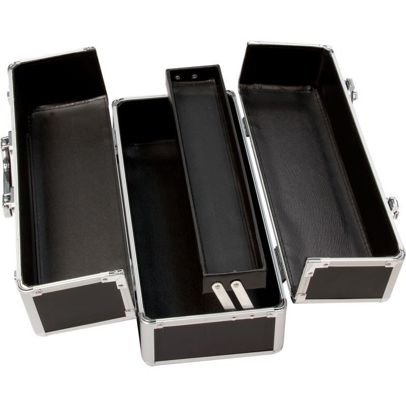 Lockable Large Vibrator Case Black - Adult Toys