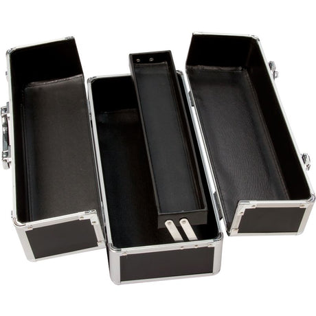 Lockable Large Vibrator Case Black - Adult Toys