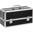Lockable Large Vibrator Case Black - Adult Toys