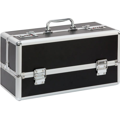 Lockable Large Vibrator Case Black - Adult Toys