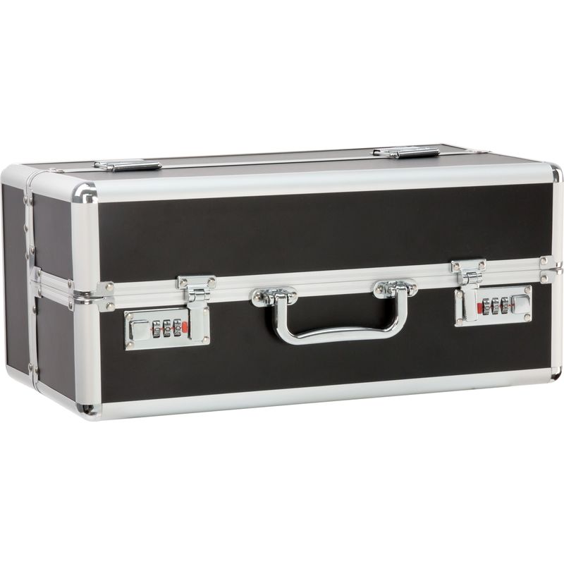 Lockable Large Vibrator Case Black - Adult Toys