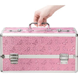 Lockable Large Vibrator Case Pink - Adult Toys