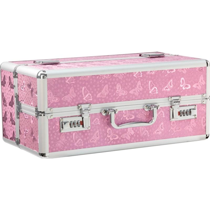 Lockable Large Vibrator Case Pink - Adult Toys