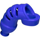 LOCKDOWN Cage Chastity by Hunkyjunk Cobalt - Adult Toys