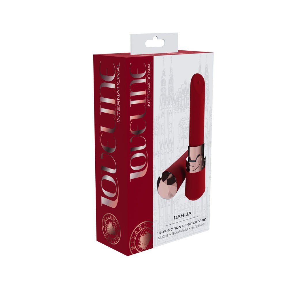 LOVELINE Dahlia - Red Lipstick Vibrator - VIBRATORS